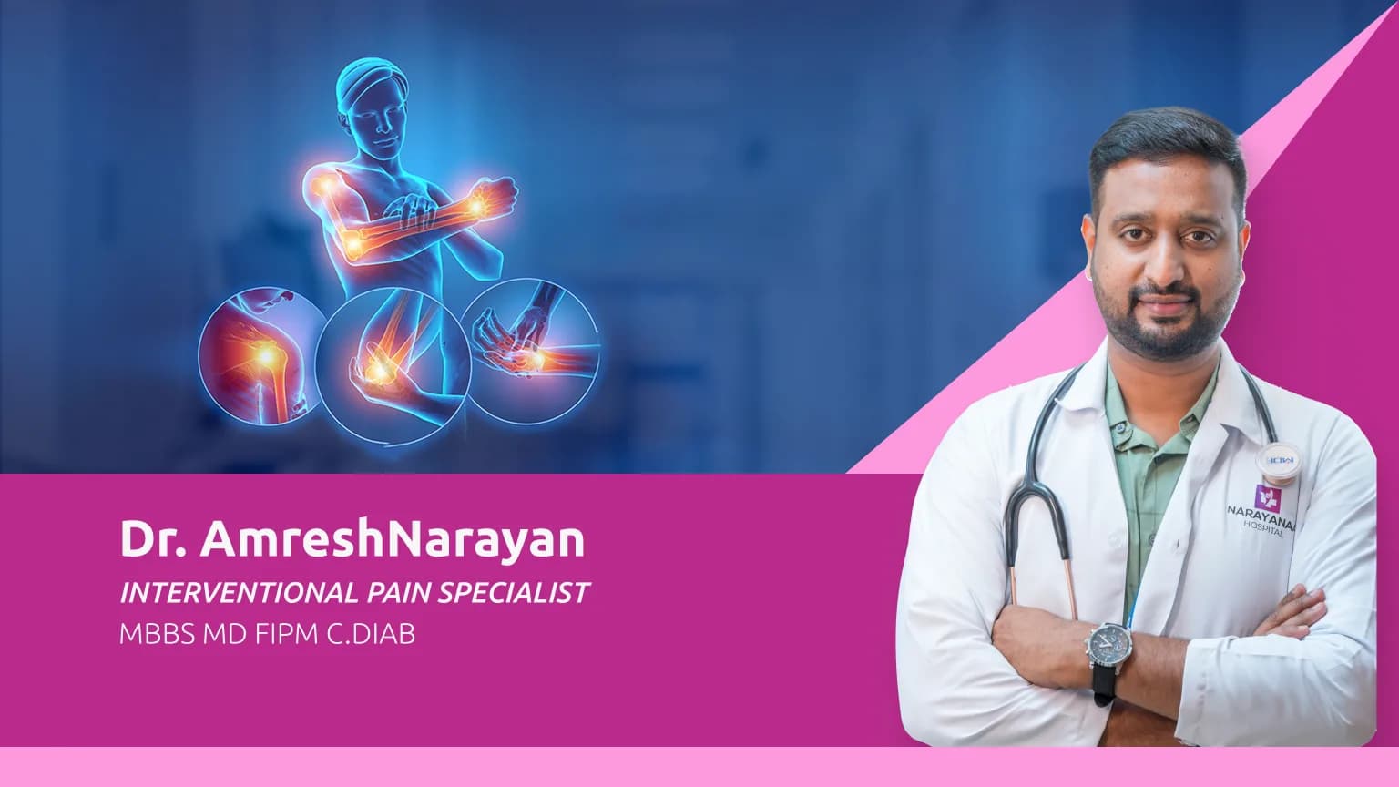 Pain-Free Living with Dr.Amresh Narayan: Your Trusted Pain Management Specialist